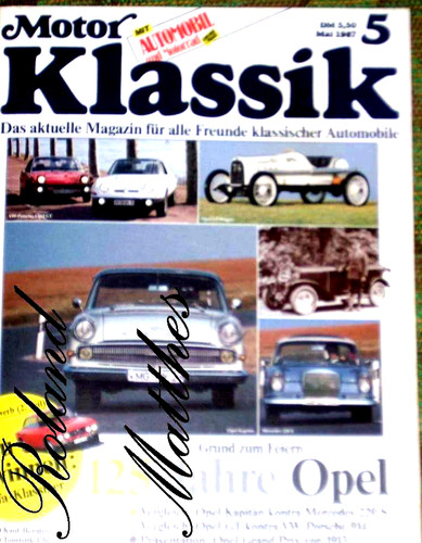 Motor klassik opel - motor,